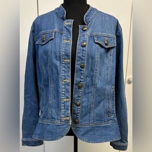 Coldwater Creek Woman’s Jeans Jacket -Size Petite XL